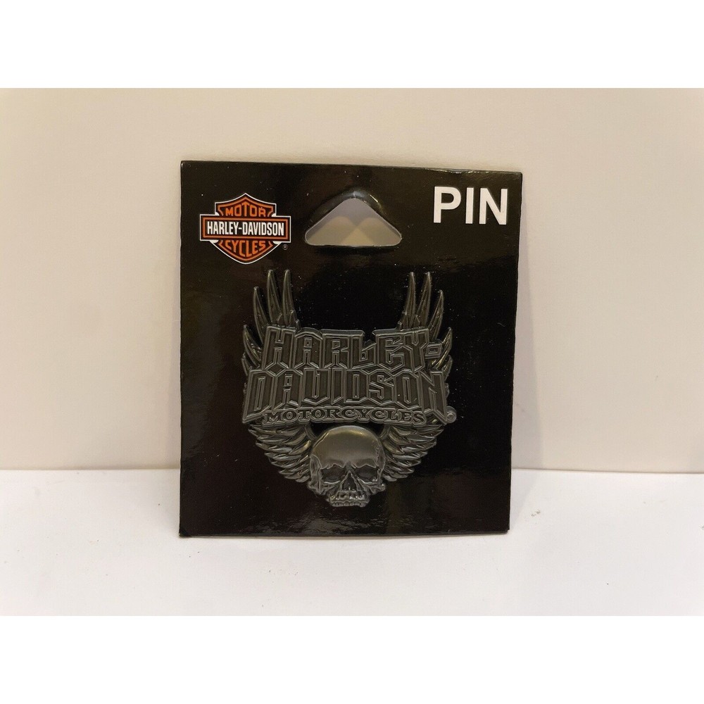 Genuine Harley Davidson Pin Skeleton & Wings - NIB